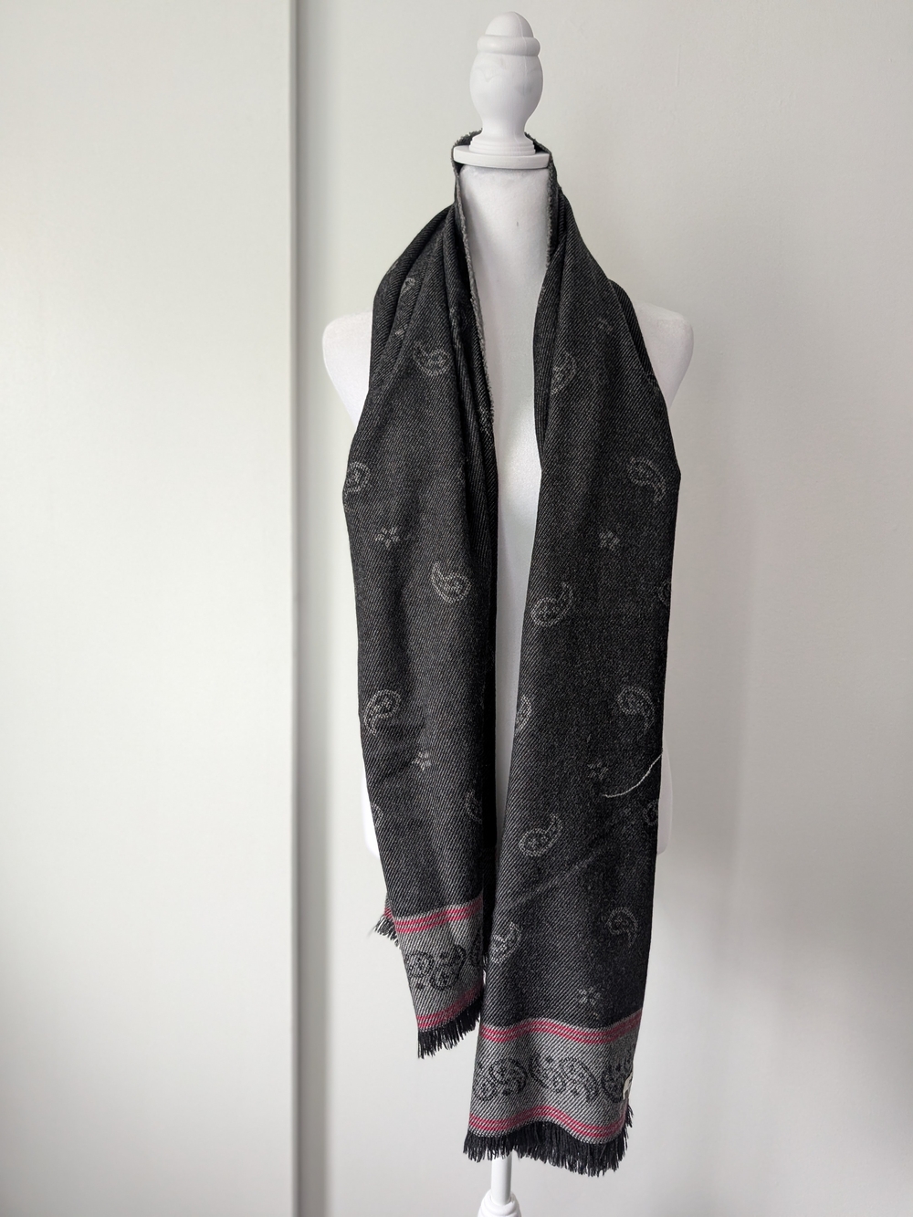 Johnstons of Elgin 100% Extra Fine Merino Wool Scarf 67"